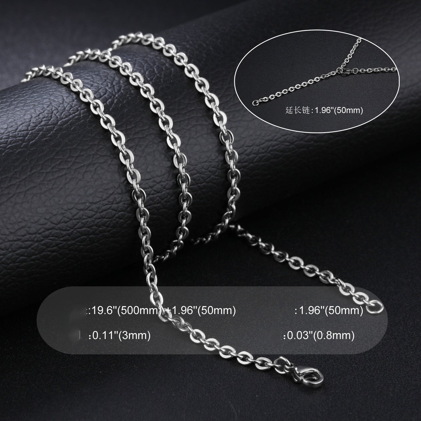 Bullet Pendant Titanium Steel Domineering Men's Necklace