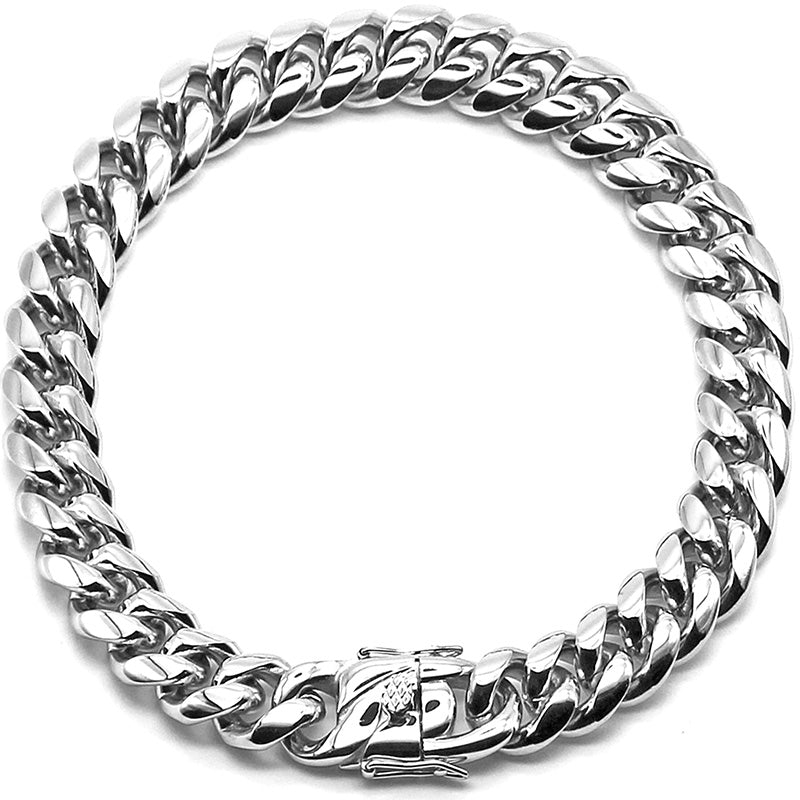 45cm Cuban Choker Necklace for men and women hip hop cuban link choker