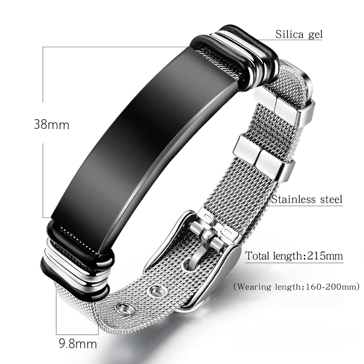 Accessories Jewelry Men's Bracelet Fashion Mesh Strap Bracelet Personality