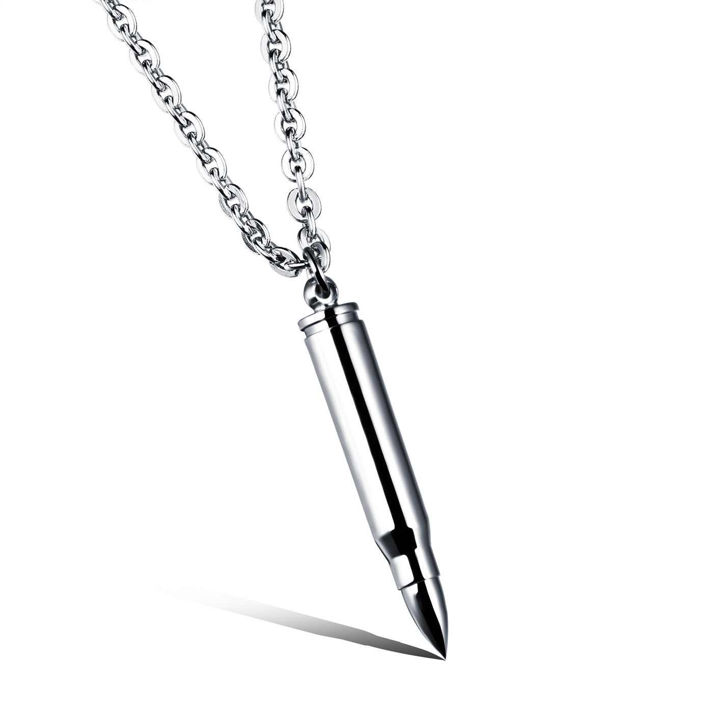 Bullet Pendant Titanium Steel Domineering Men's Necklace